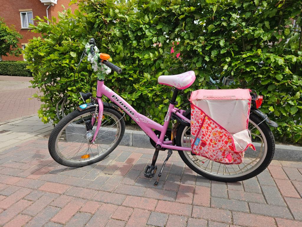 Prince meisjesfiets 24 inch - Technisch ok, gebruikte staat, Fietsen en Brommers, Fietsen | Meisjes, Ophalen, Gebruikt, 24 inch