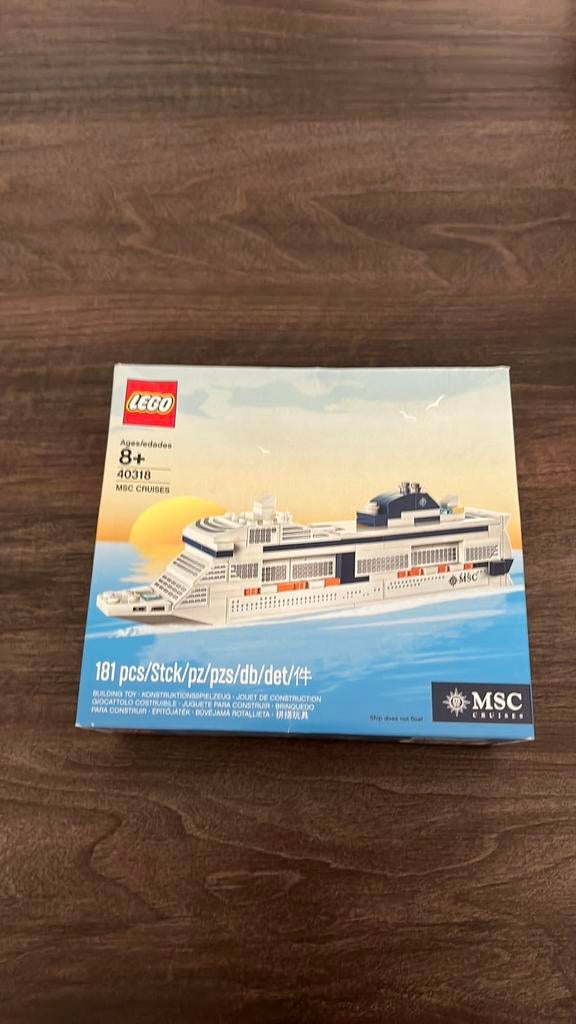 Lego 40318 MSC CRUISES, Ophalen, Overige thema's, Lego, Zo goed als nieuw
