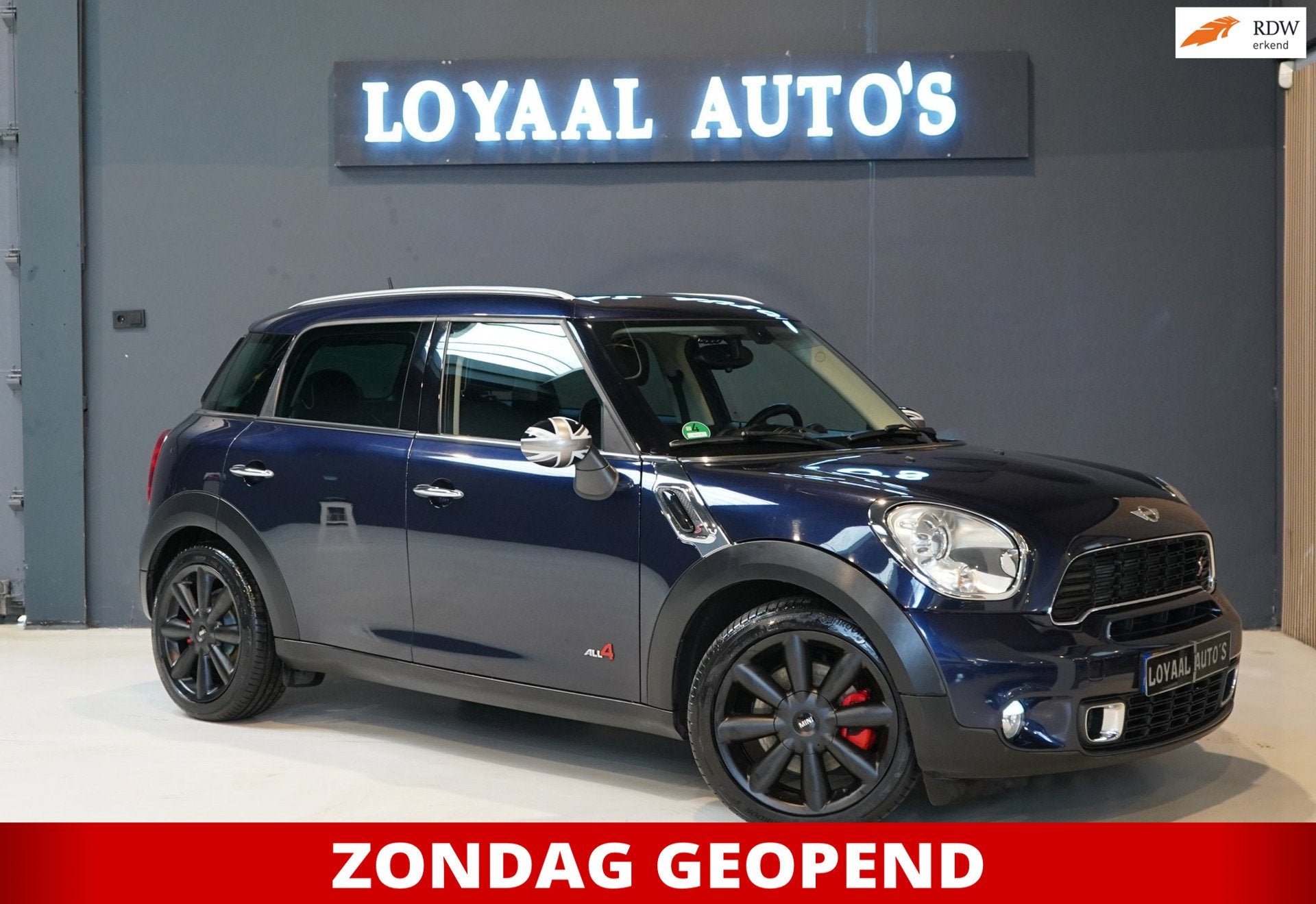 Mini Countryman 1.6 Cooper S ALL4 |TREKHAAK | CRUISE | ACHTE, Euro 5, 1380 kg, Gebruikt, Blauw