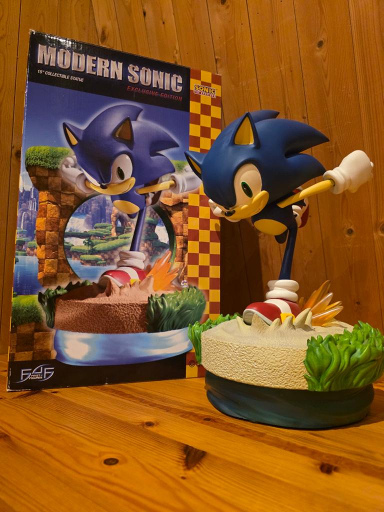 First 4 Figures Modern Sonic Exclusive Statue, Ophalen of Verzenden, Zo goed als nieuw