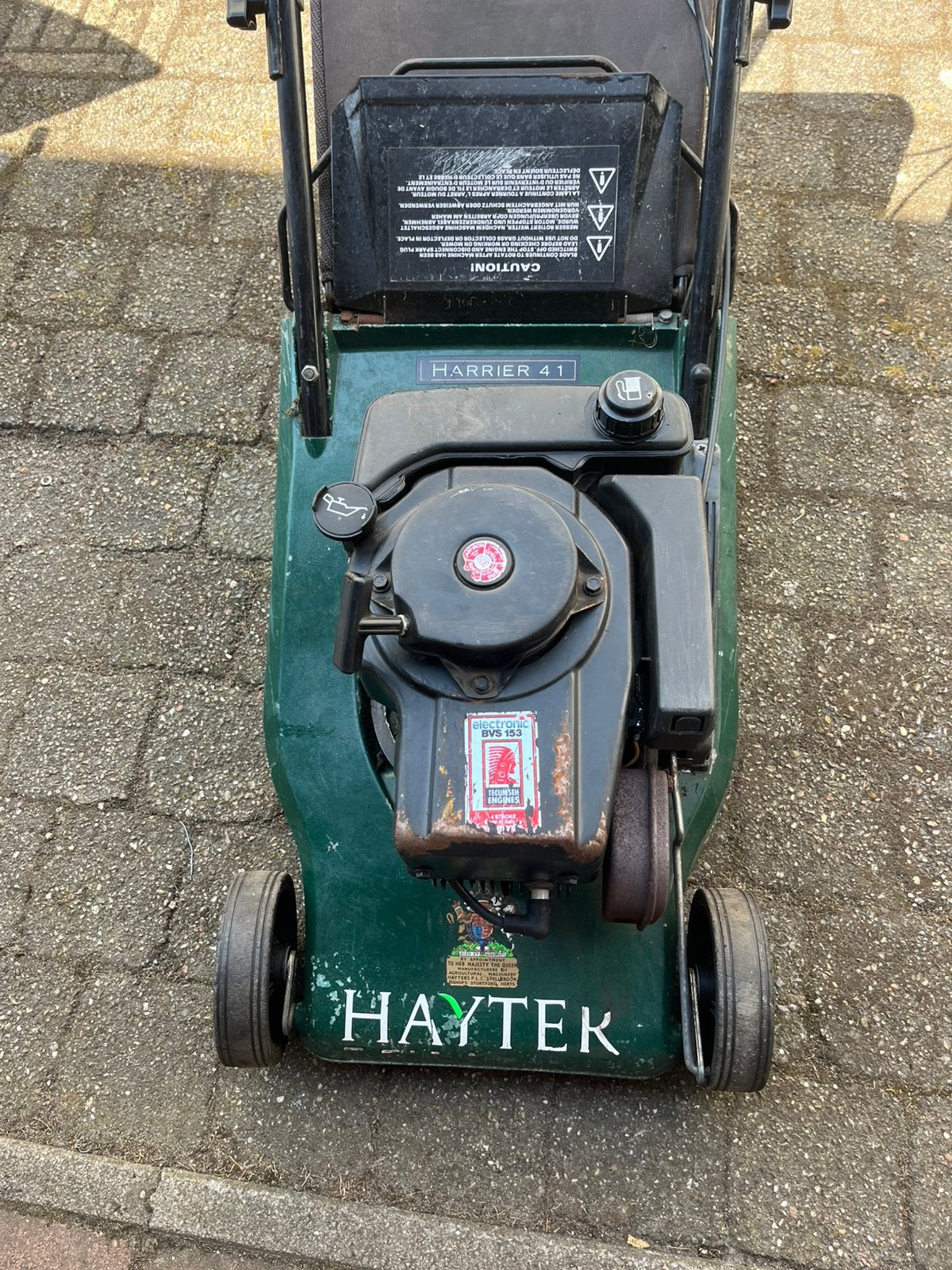 Hayter walsmaaier met werk 60 euro., Cirkelmaaier, Gebruikt, Versnellingen, Ophalen of Verzenden