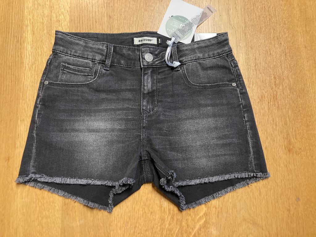 RAIZZED short jeans zwart nieuw mt 164, Kinderen en Baby's, Kinderkleding | Maat 164, Broek, Meisje, Nieuw, Ophalen of Verzenden