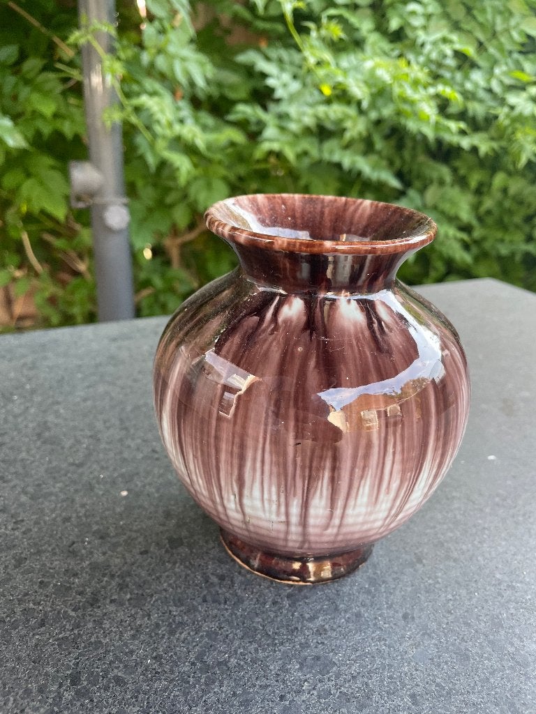 Fraai West Germany vaasje 14 cm, Ophalen of Verzenden