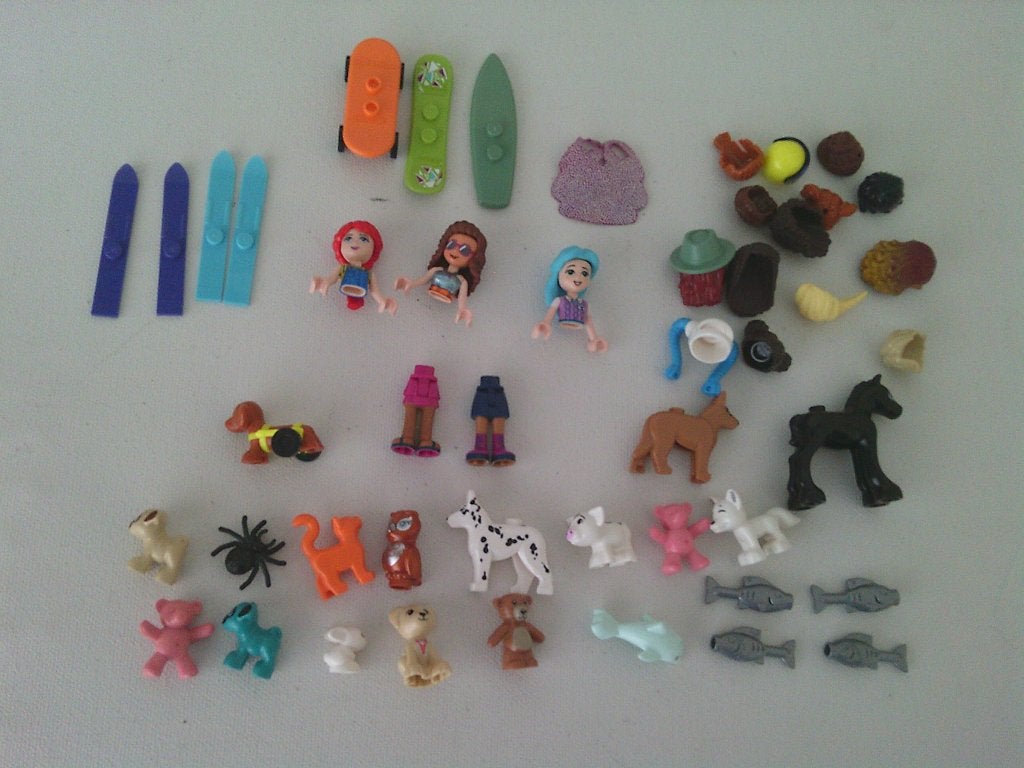 Lego Friends: restant poppetjes + dieren + attributen, Verzenden, Lego, Overige typen, Friends