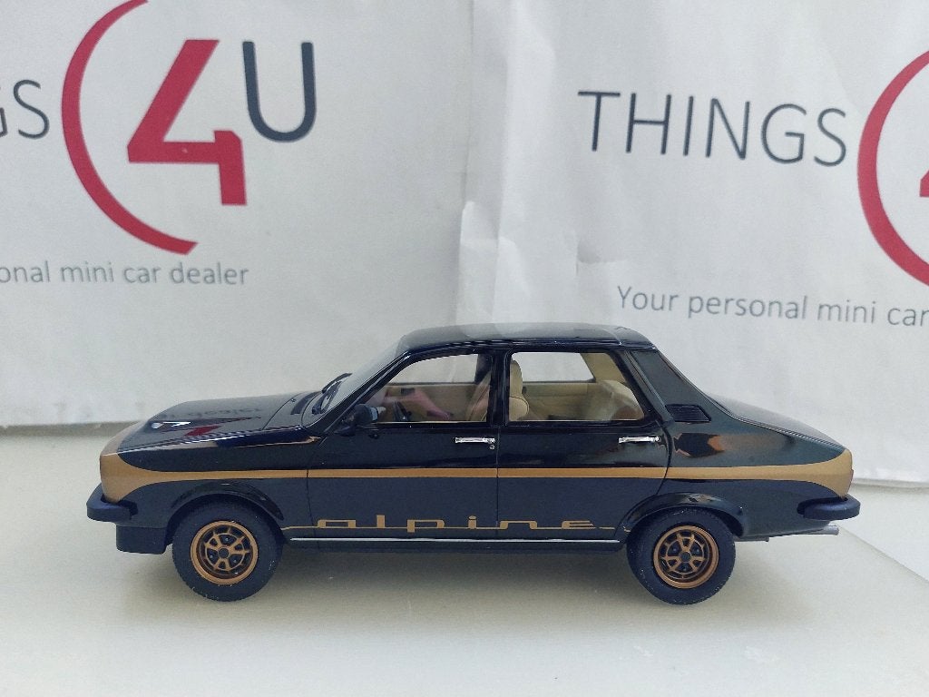 Ottomobile Renault 12 Alpine 1978 zwart/goud, Ophalen of Verzenden, Zo goed als nieuw, Auto, OttOMobile