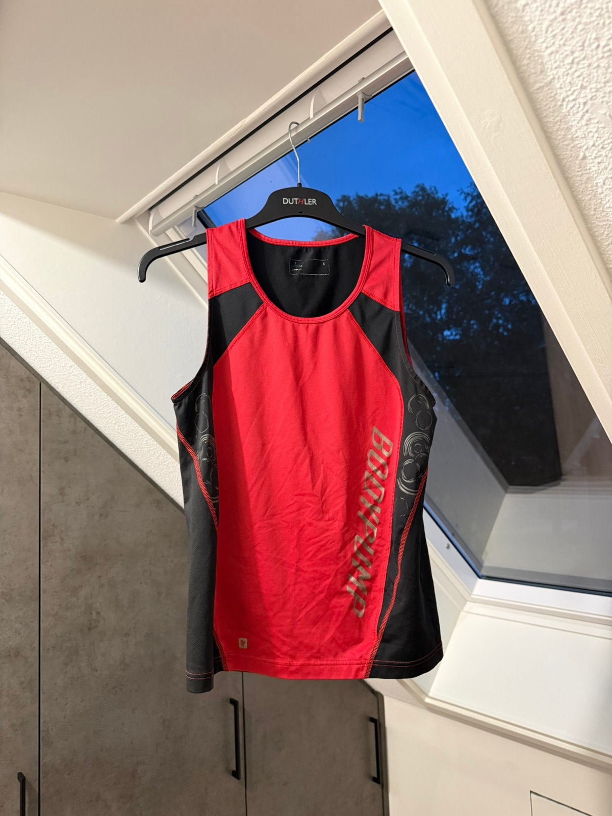 Les Mills BODYPUMP tanktop, Fitness, Ophalen of Verzenden, Gedragen, Rood
