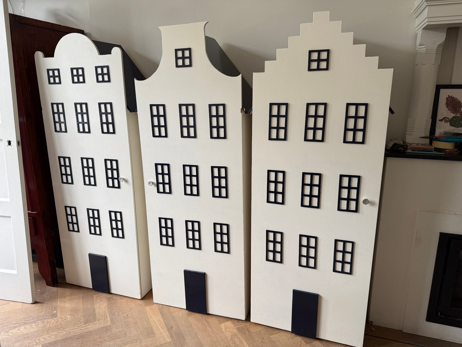 Leuke grachtenpand / huisjeskasten prijs is per stuk, Ophalen, Gebruikt