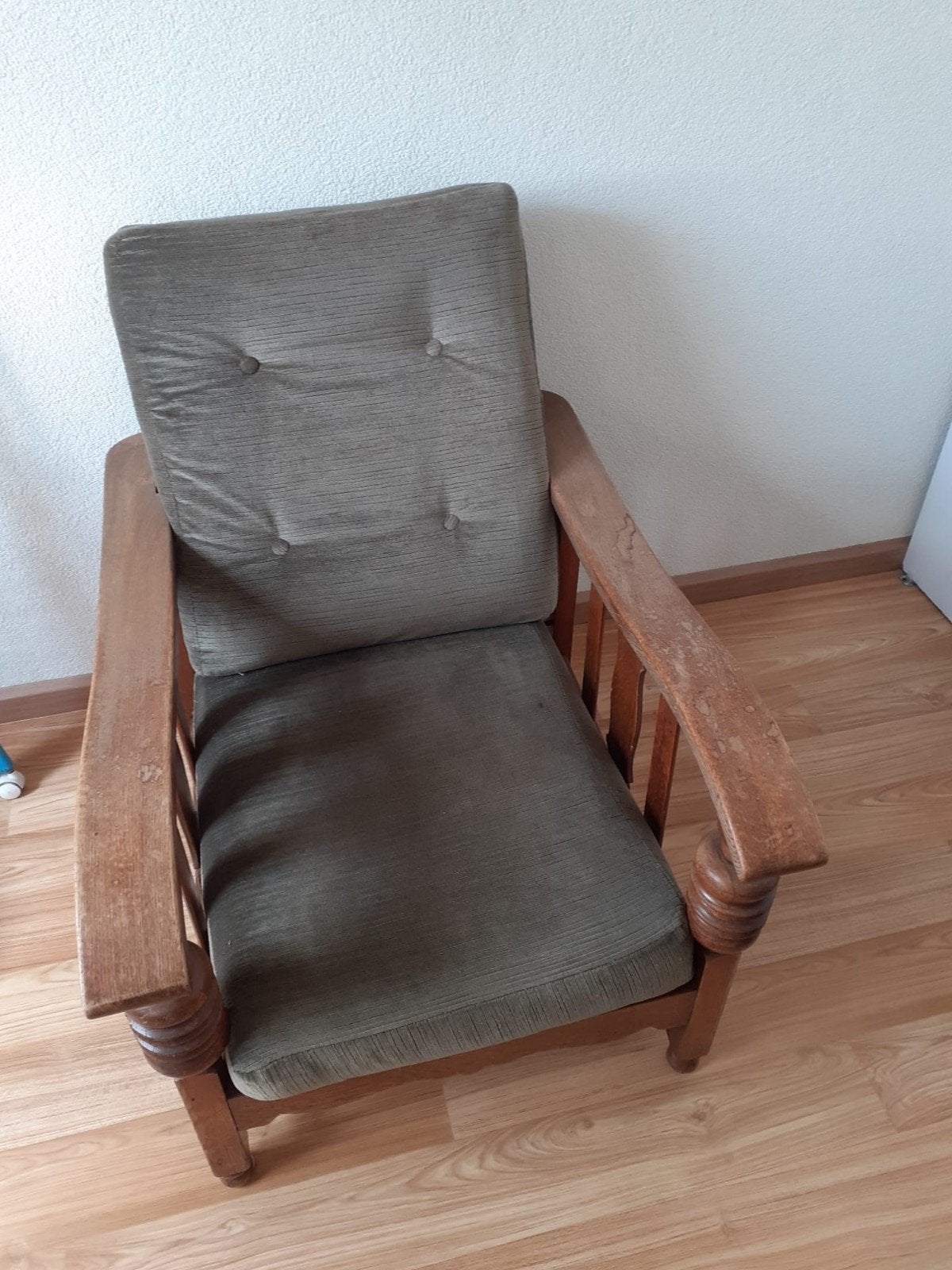 Luie stoel, Huis en Inrichting, Fauteuils, Ophalen, Gebruikt, 75 tot 100 cm, Hout