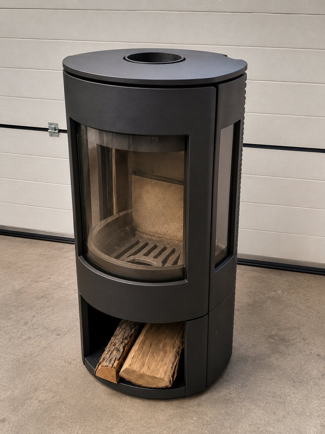 DOVRE ASTO 4CB Houtkachel - Zeer goede staat, 3-zijdig glas, Ophalen, Houtkachel, Zo goed als nieuw, Vrijstaand