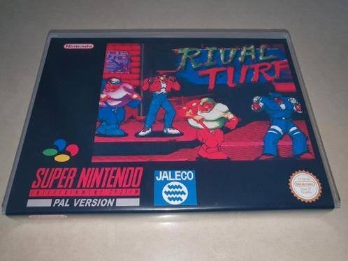 Rival Turf SNES Game Case, Avontuur en Actie, Verzenden, 1 speler, Zo goed als nieuw