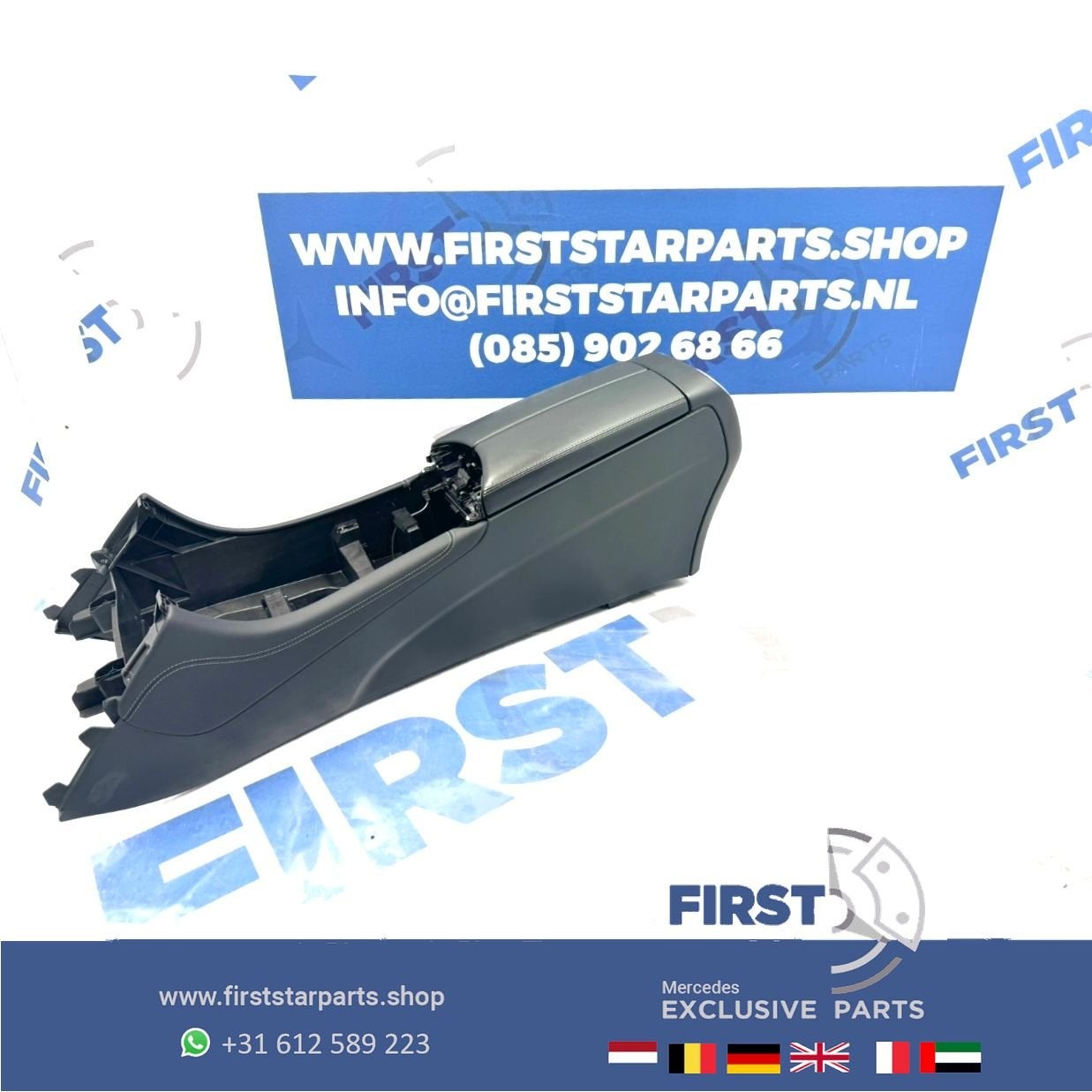 W205 middenconsole armsteun C Klasse 2014-2020 zwart, Auto-onderdelen, Gebruikt, -, Ophalen of Verzenden, -