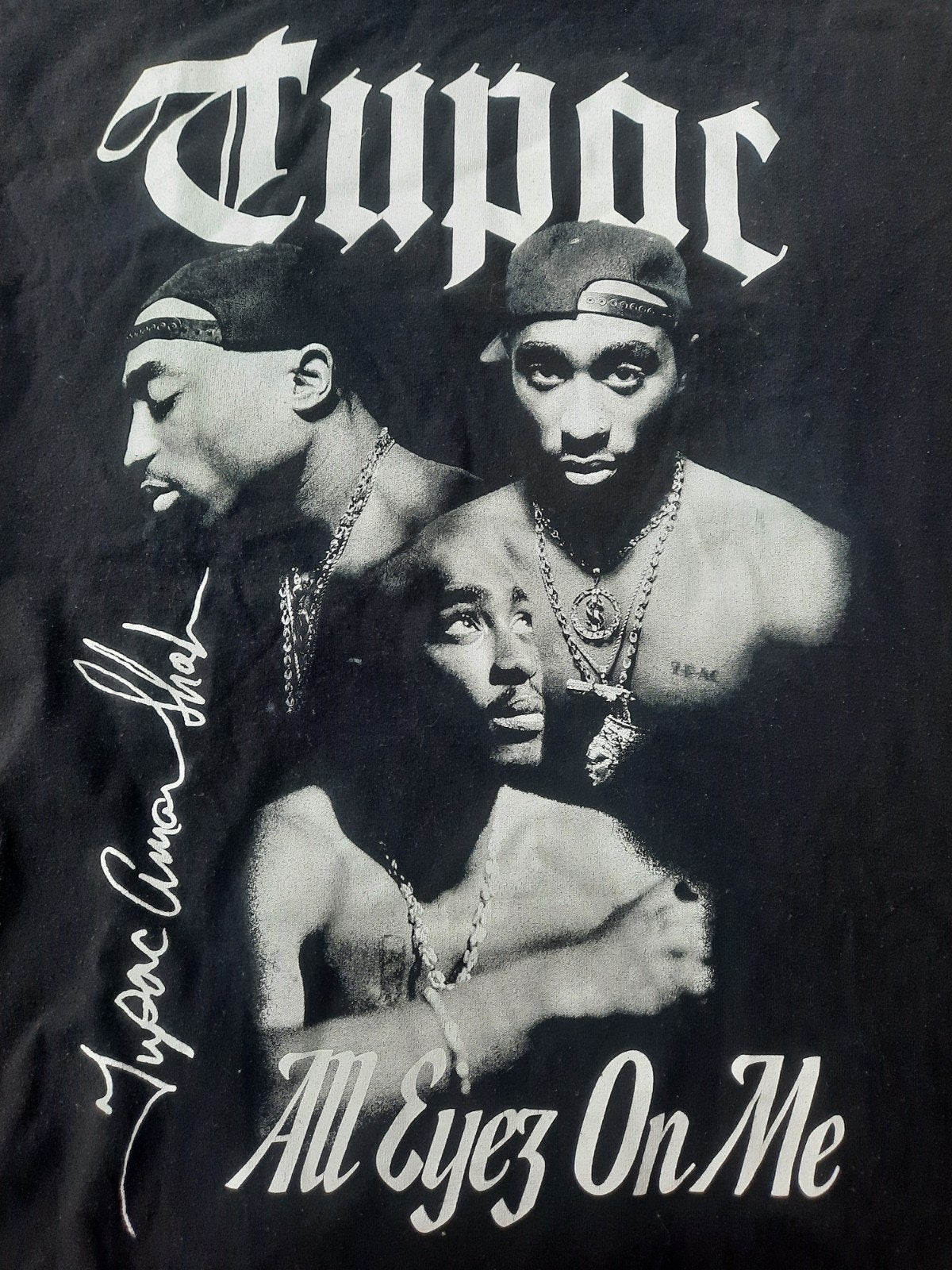 T-shirt van Tupac, maat M, Maat 38/40 (M), Zwart, Ophalen of Verzenden, Korte mouw