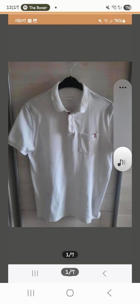 Pier One poloshirt wit maat xl, Kleding | Heren, Maat 52/54 (L), Wit, Pier One, Ophalen of Verzenden