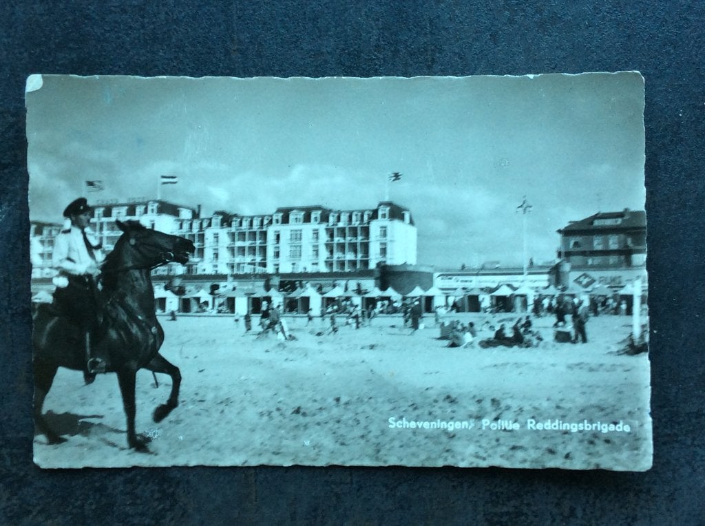 Scheveningen, Politie Reddingsbrigade, Ophalen of Verzenden, 1960 tot 1980, Gelopen, Zuid-Holland