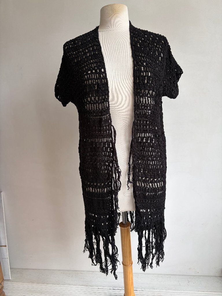allude vest maat L zwart, Kleding | Dames, Truien en Vesten, Verzenden, Zwart, Maat 42/44 (L), Zo goed als nieuw