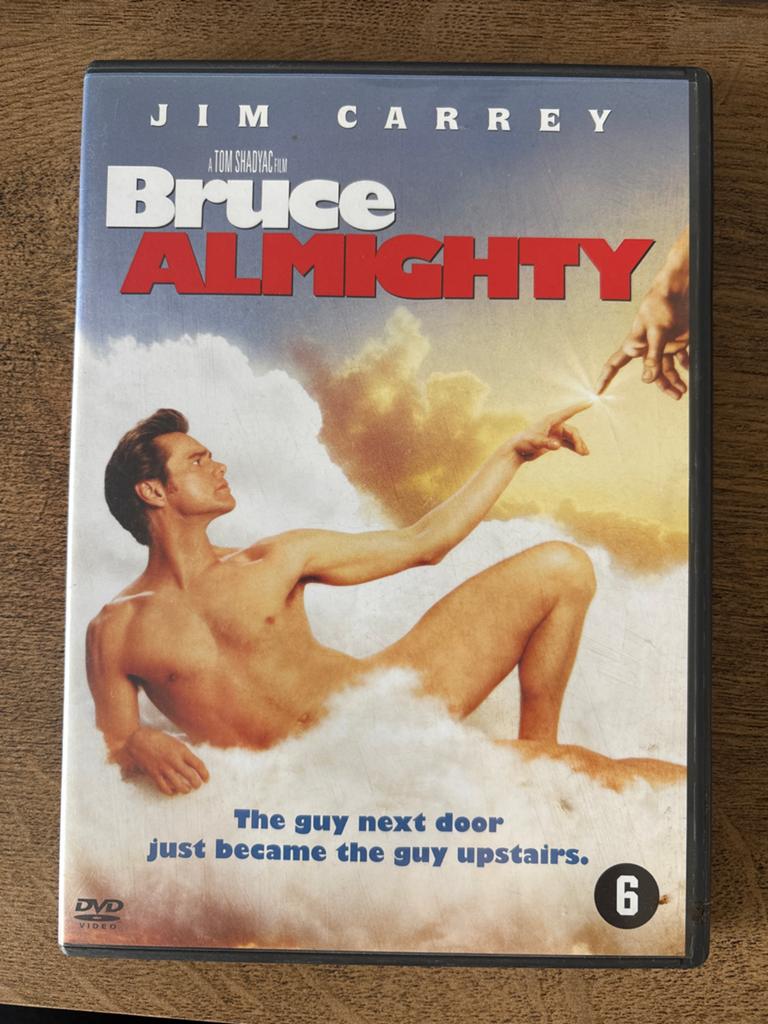 Bruce Almighty DVD - Jim Carrey Komedie, Vanaf 6 jaar, Ophalen of Verzenden, Gebruikt, Overige genres