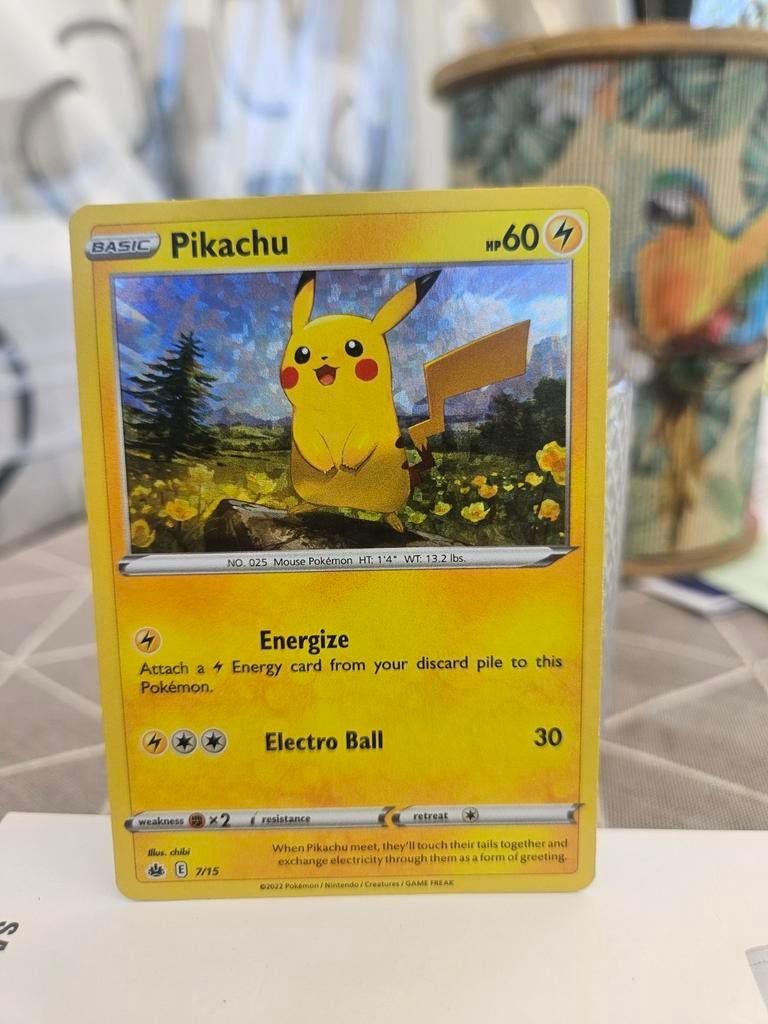 Pikachu 7 / 12 - McDonald's 2022 Match Battle - holo, Ophalen of Verzenden