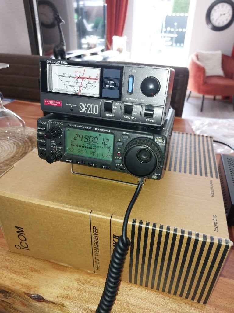 Te Koop ICOM IC-706 MKII, Ophalen of Verzenden, Zo goed als nieuw, Zender en Ontvanger