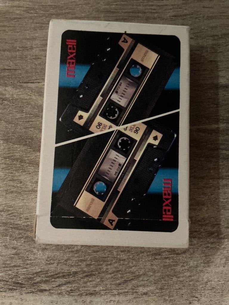 Speelkaarten Maxell cassettebandjes, Verzamelen, Speelkaarten, Jokers en Kwartetten, Ophalen of Verzenden, Zo goed als nieuw, Speelkaart(en)