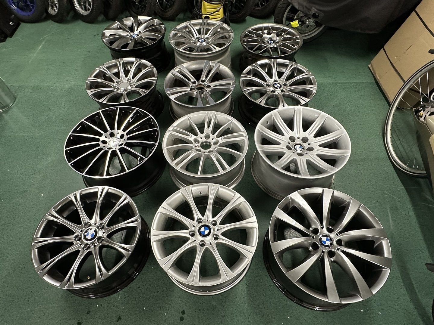 19inch BMW Originele Style 95 Achterwiel 10J ET24 UNIEK!, Gebruikt, -, -, Banden en Velgen