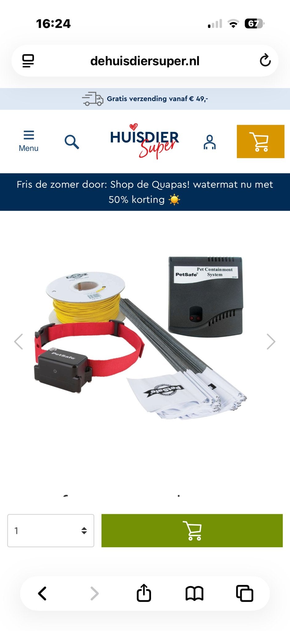Petsafe omheiningsysteem!!! Nieuw!!!!, Dieren en Toebehoren, Ophalen, Nieuw