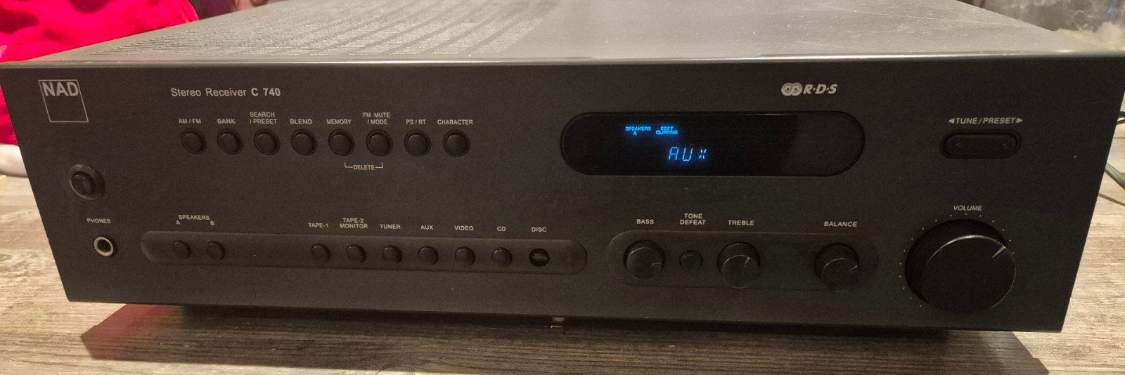 Reciver NAD C740 prima staat, Ophalen of Verzenden, Gebruikt, Stereo, Overige merken