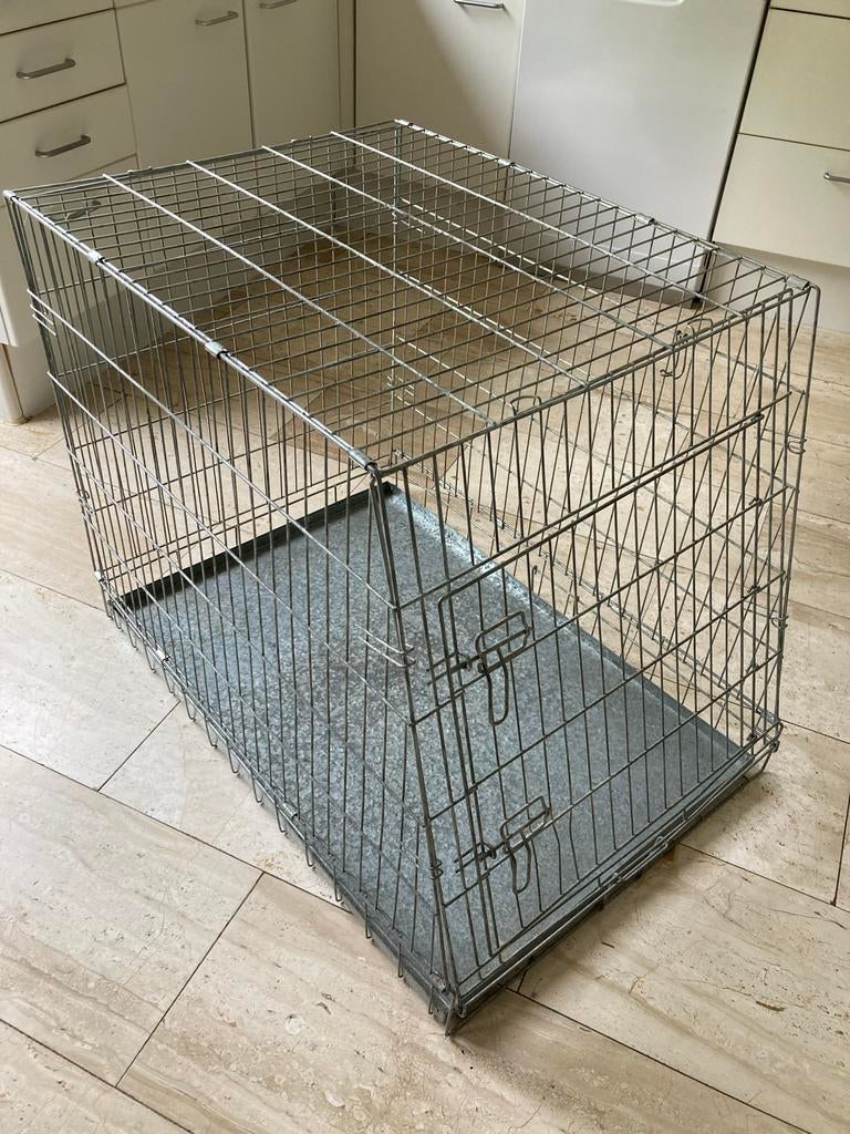 Robuuste grote hondenbench, Dieren en Toebehoren, Ophalen, Gebruikt
