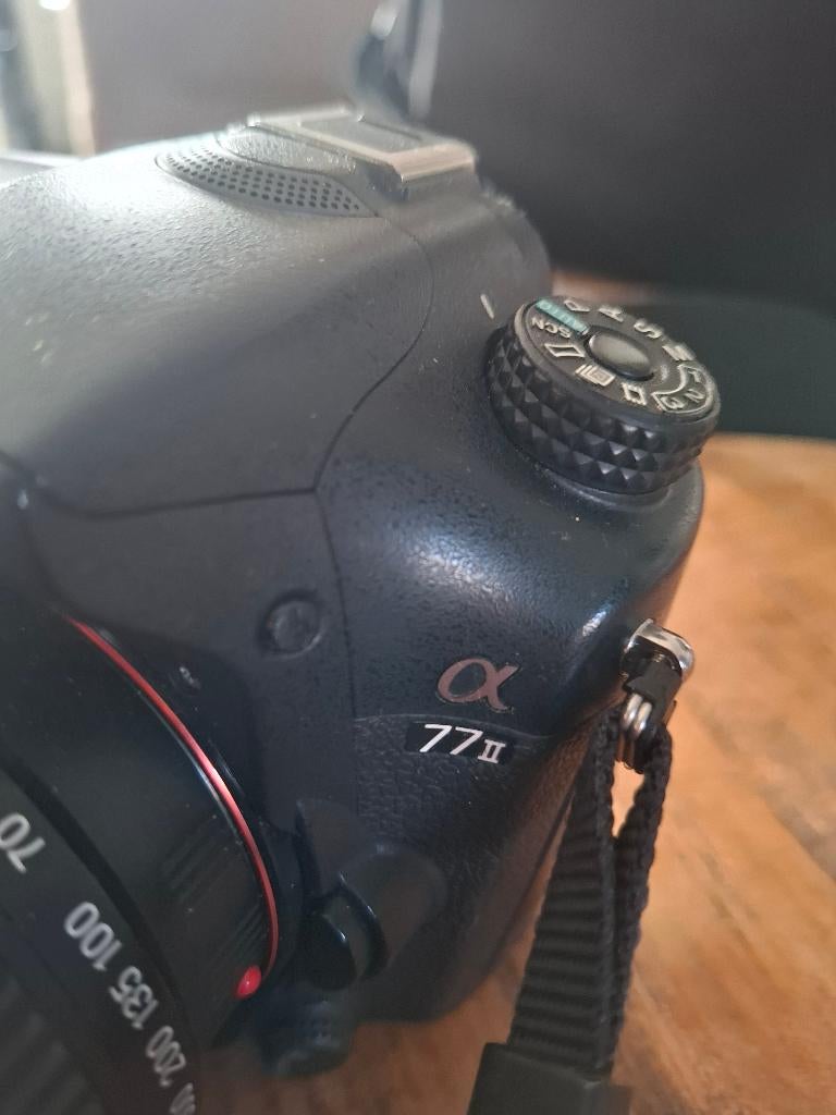 grote set sony a58, a77 ,  lenzen, flitsers ,  tassen., Ophalen, Gebruikt, Spiegelreflex, Sony