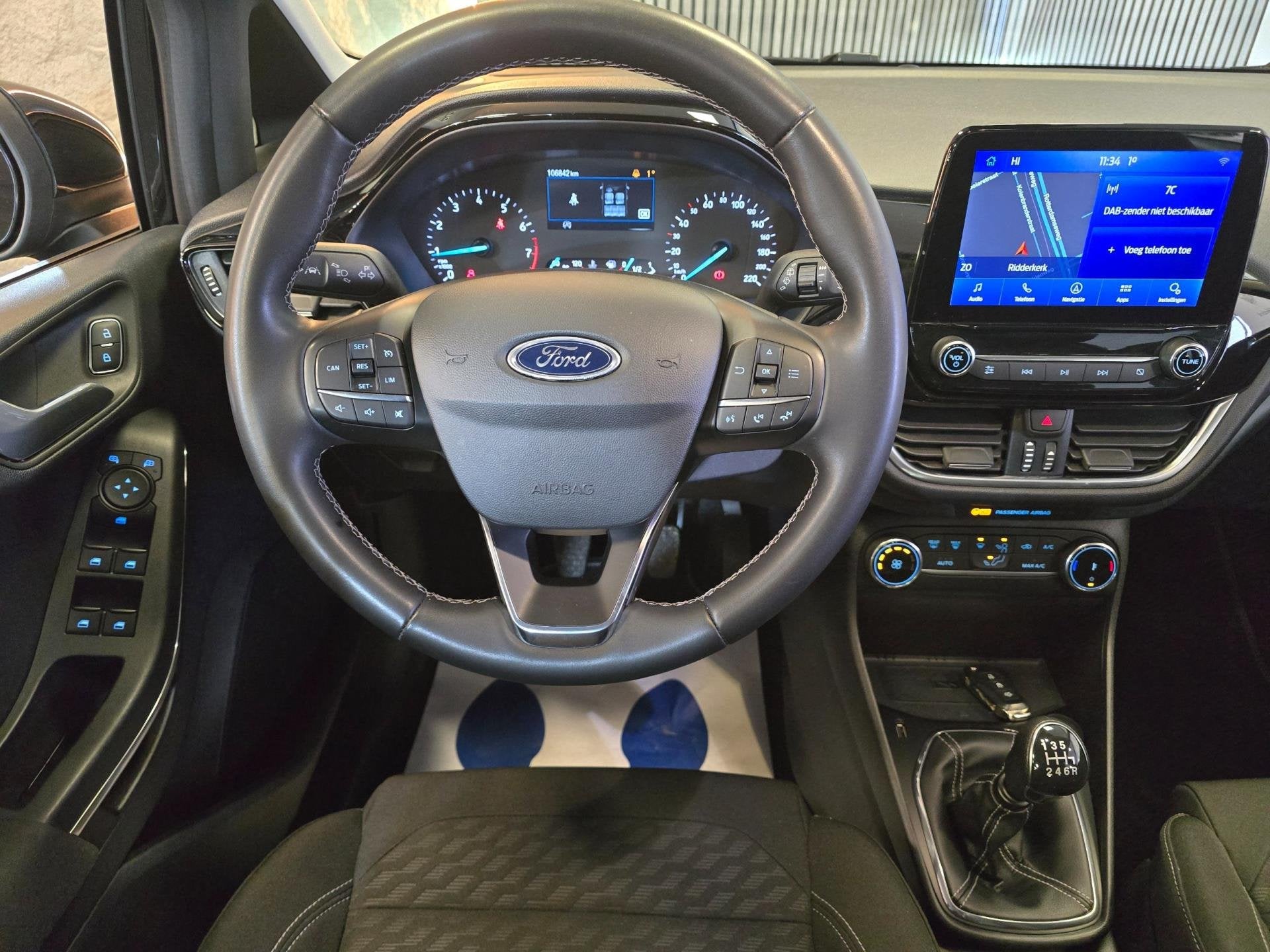 Ford Fiesta 1.0 EcoBoost Hybrid ST-Line|GARANTIE|NAP|1E EIG|, Auto's, Voorwielaandrijving, Dealer onderhouden, 125 pk, Gebruikt