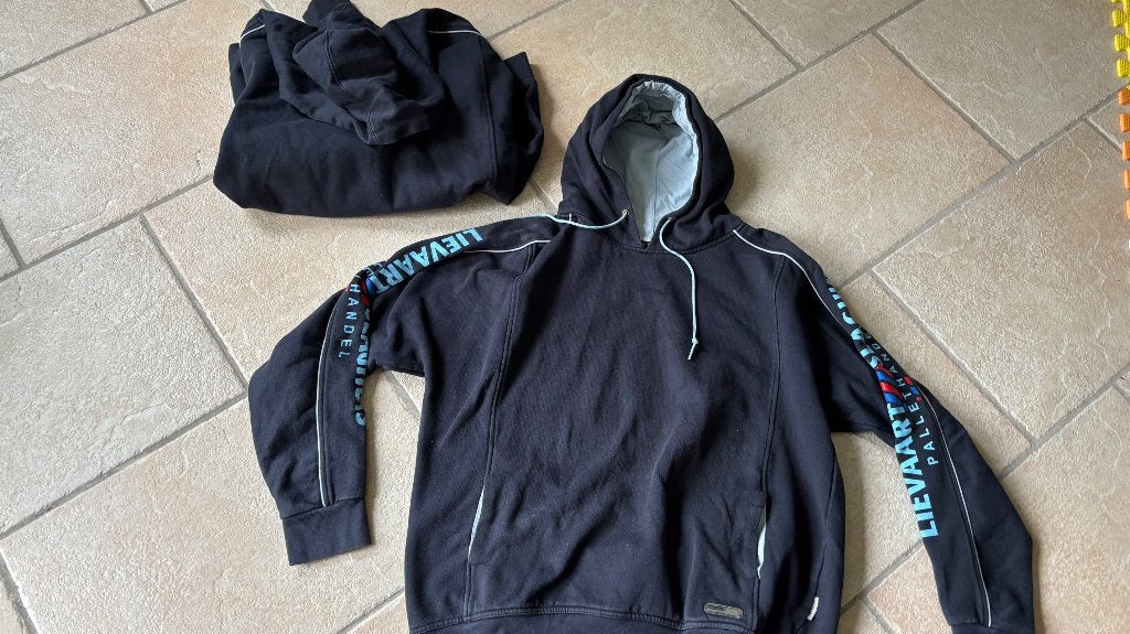 Hoodie, capuchon trui maat XL donkerblauw, Ophalen of Verzenden, Gedragen, Maat 46/48 (XL) of groter, Blauw
