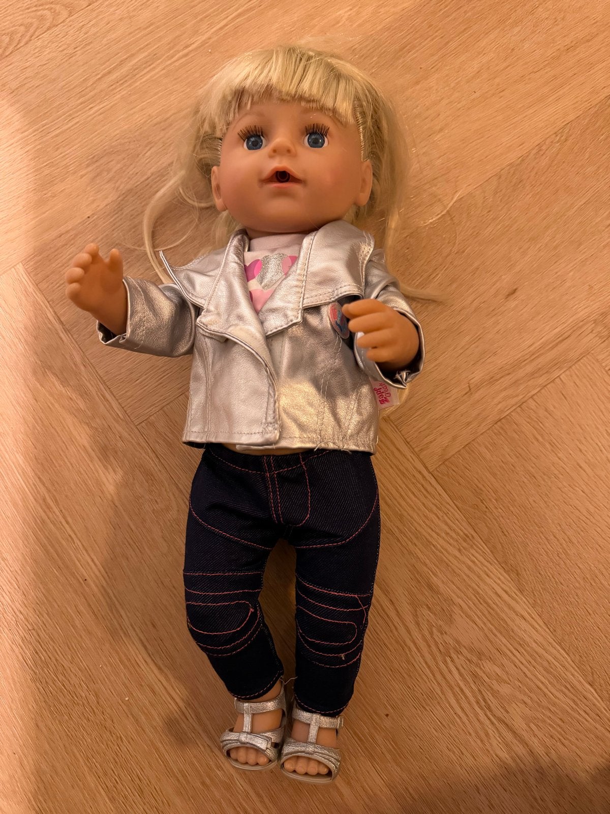 BABY born Sister pop van Zapf Creation - 43 cm, Ophalen of Verzenden, Gebruikt, Overige typen