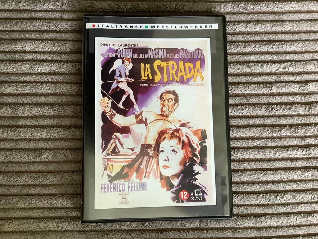 La strada Frederico Fellini, Anthony Quinn, Giulieta Masina, Ophalen of Verzenden, Zo goed als nieuw
