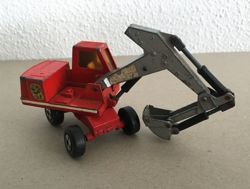 Matchbox King Size Hydraulic Excavator O&K, Hobby en Vrije tijd, Modelauto's | 1:50, Ophalen of Verzenden, Gebruikt, Hijskraan, Tractor of Landbouw