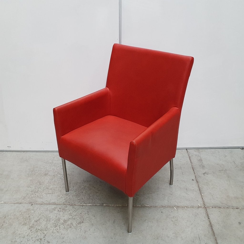 Amide luxe medische zorgstoel fauteuil - rode skai - 60 cm, Niet ingevuld, Gebruikt, Niet ingevuld, Niet ingevuld