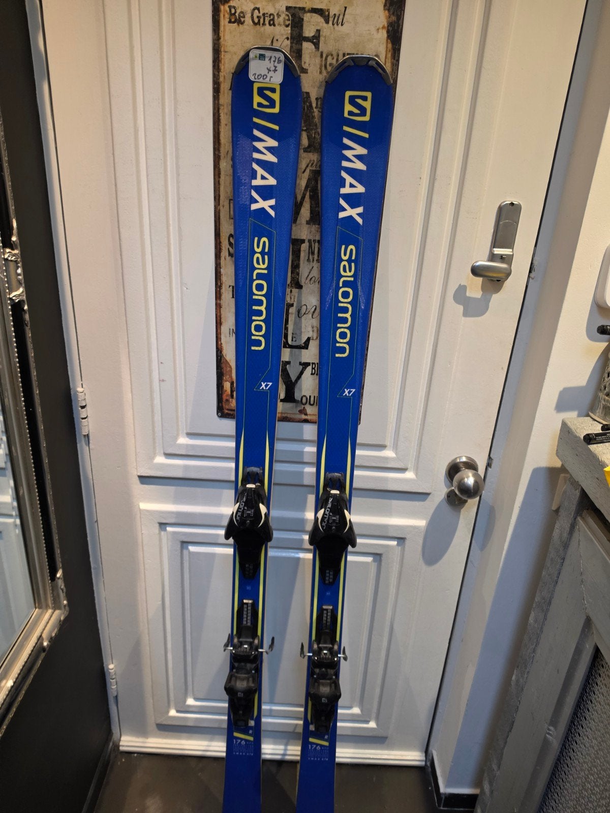 176cm SALOMON S MAX X7 ALL ROUND CARVE SKIS, 160 tot 180 cm, Zo goed als nieuw, Carve, Skiën