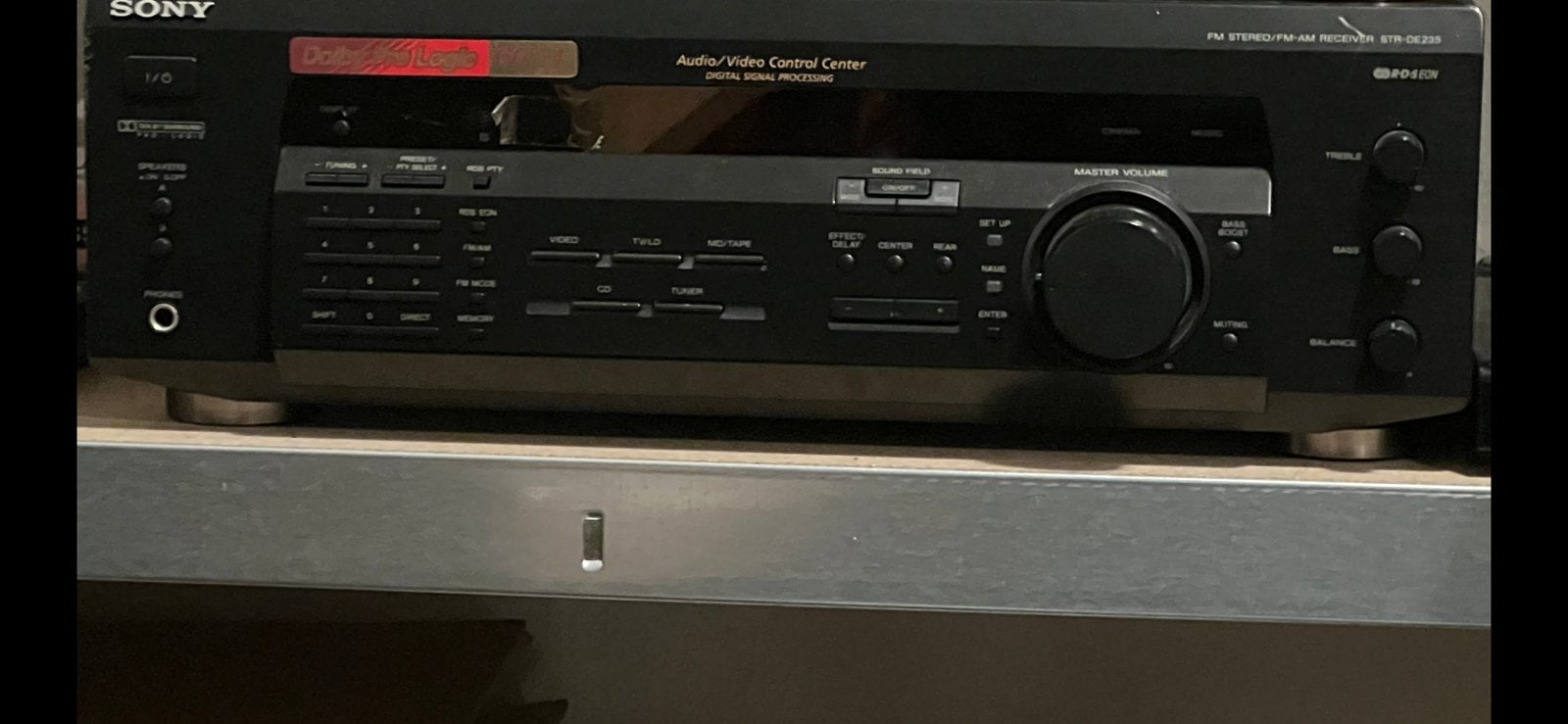 Sony str-de235 met afstandbediening, Overige systemen, Ophalen of Verzenden, Zo goed als nieuw, 60 tot 120 watt