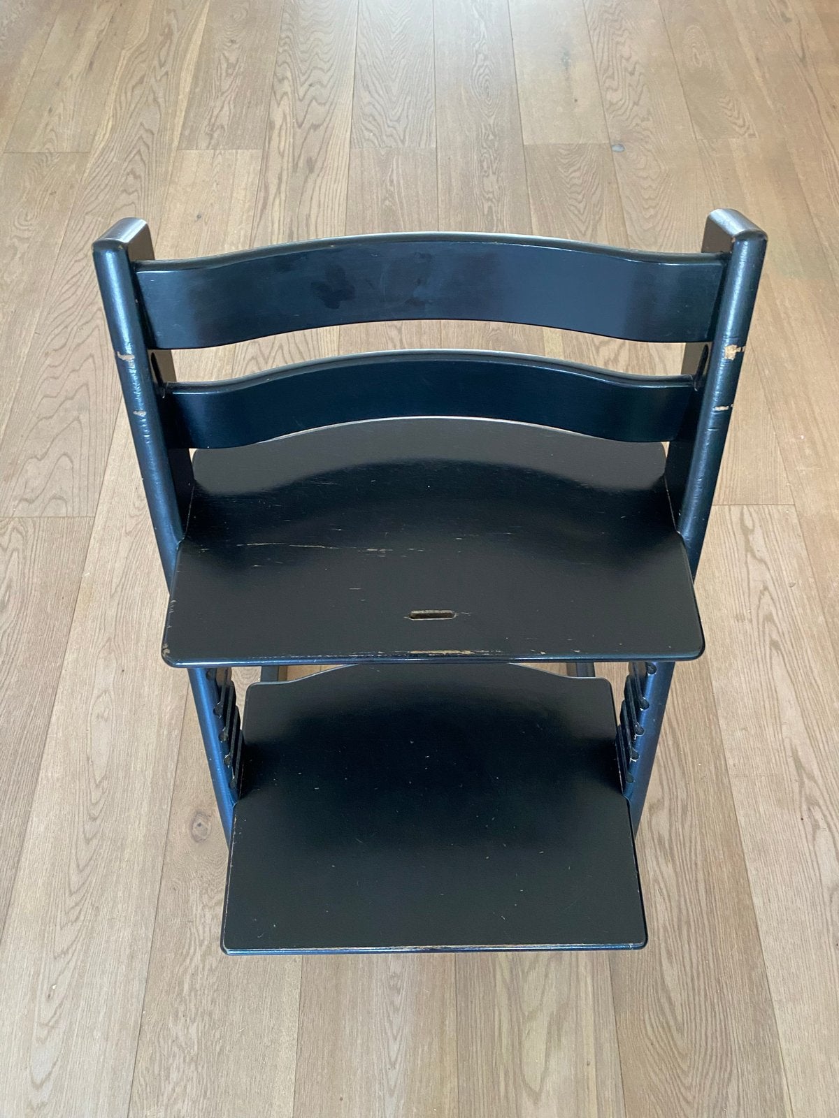Stokke Tripp Trapp meegroeistoel - Zwart - Gebruikt, Ophalen, Gebruikt, Meegroeistoel