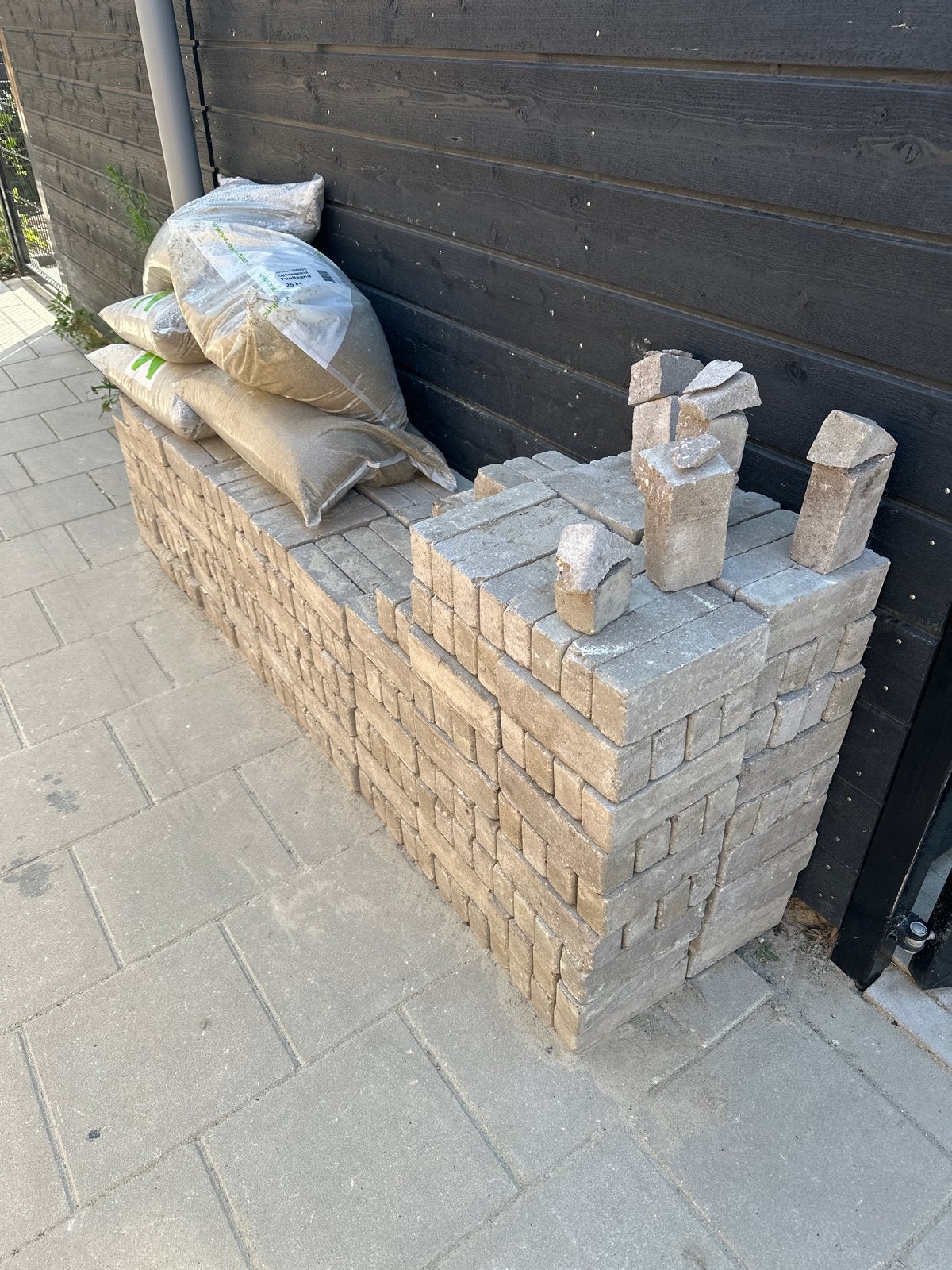 Waaltjes - ruim 4,5 m2, Ophalen, Gebruikt, Klinkers, Minder dan 5 m²