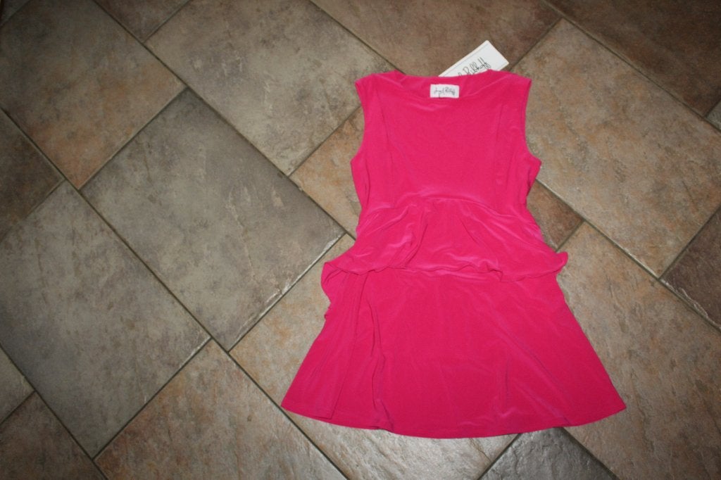 Joseph Ribkoff chique vlot rose tuniek mt 36/38 ZGAN