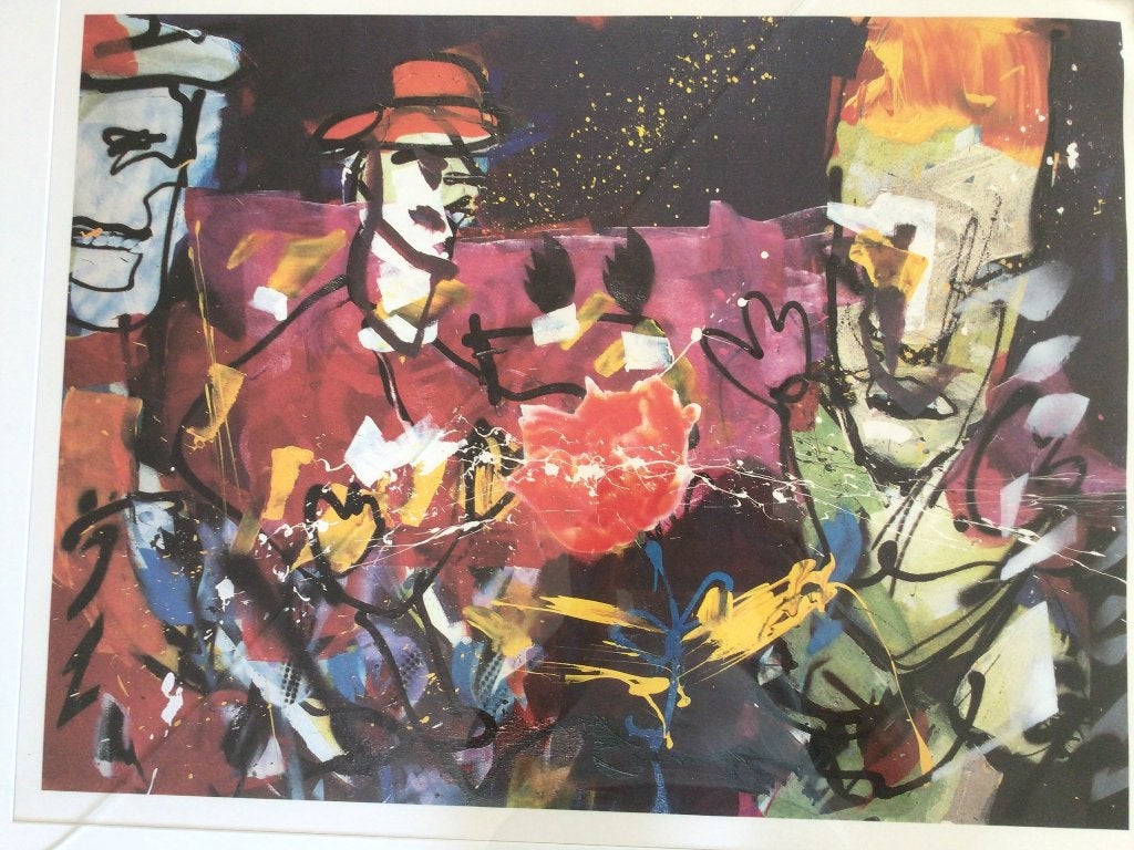Zeefdruk Herman Brood, Antiek en Kunst, Origineel, Ophalen, Overige onderwerpen, Zeefdruk