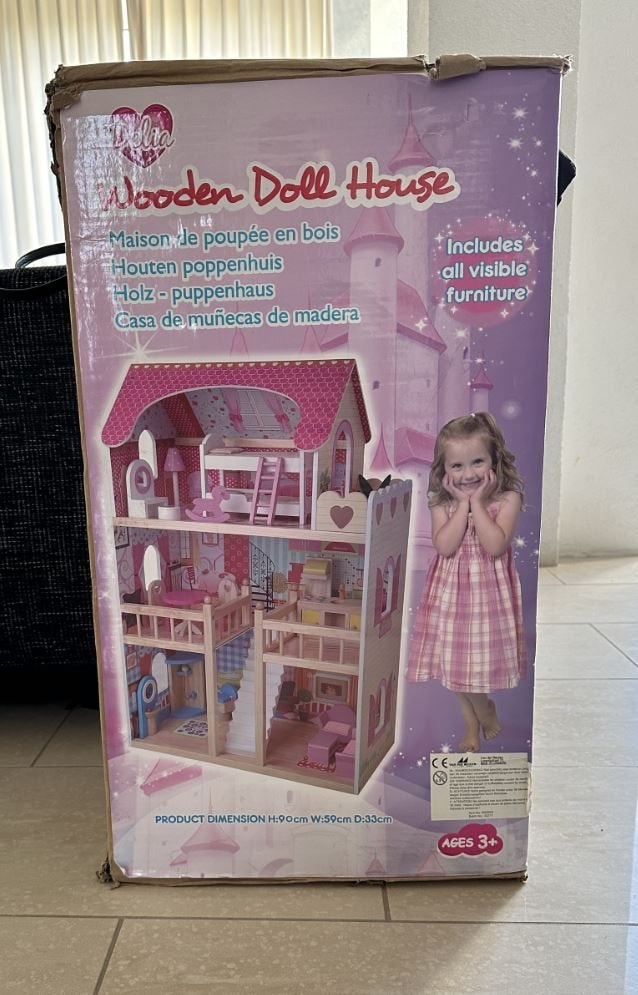 Poppenhuis nieuw, Kinderen en Baby's, Ophalen, Nieuw, Poppenhuis