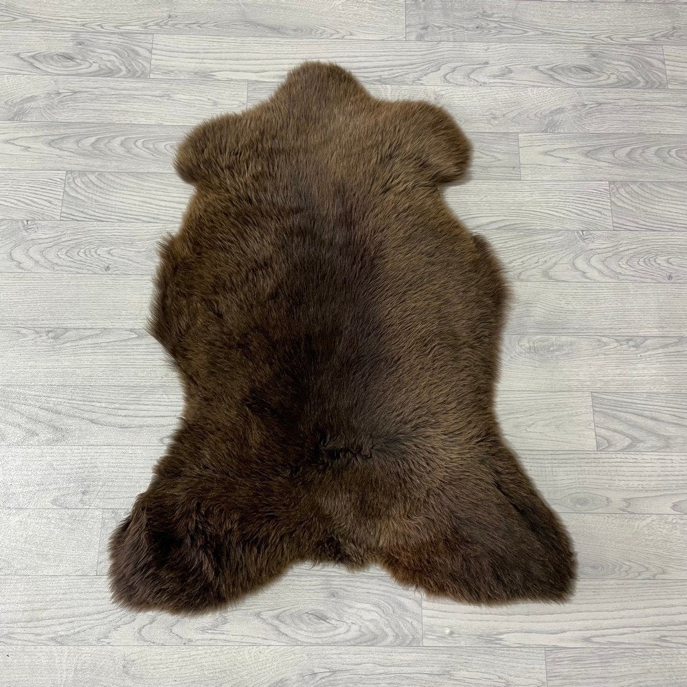 Schapenvacht bruin 95x70cm #1521 | Lederstore, Huis en Inrichting, Bruin, Nieuw, Overige vormen, 50 tot 100 cm