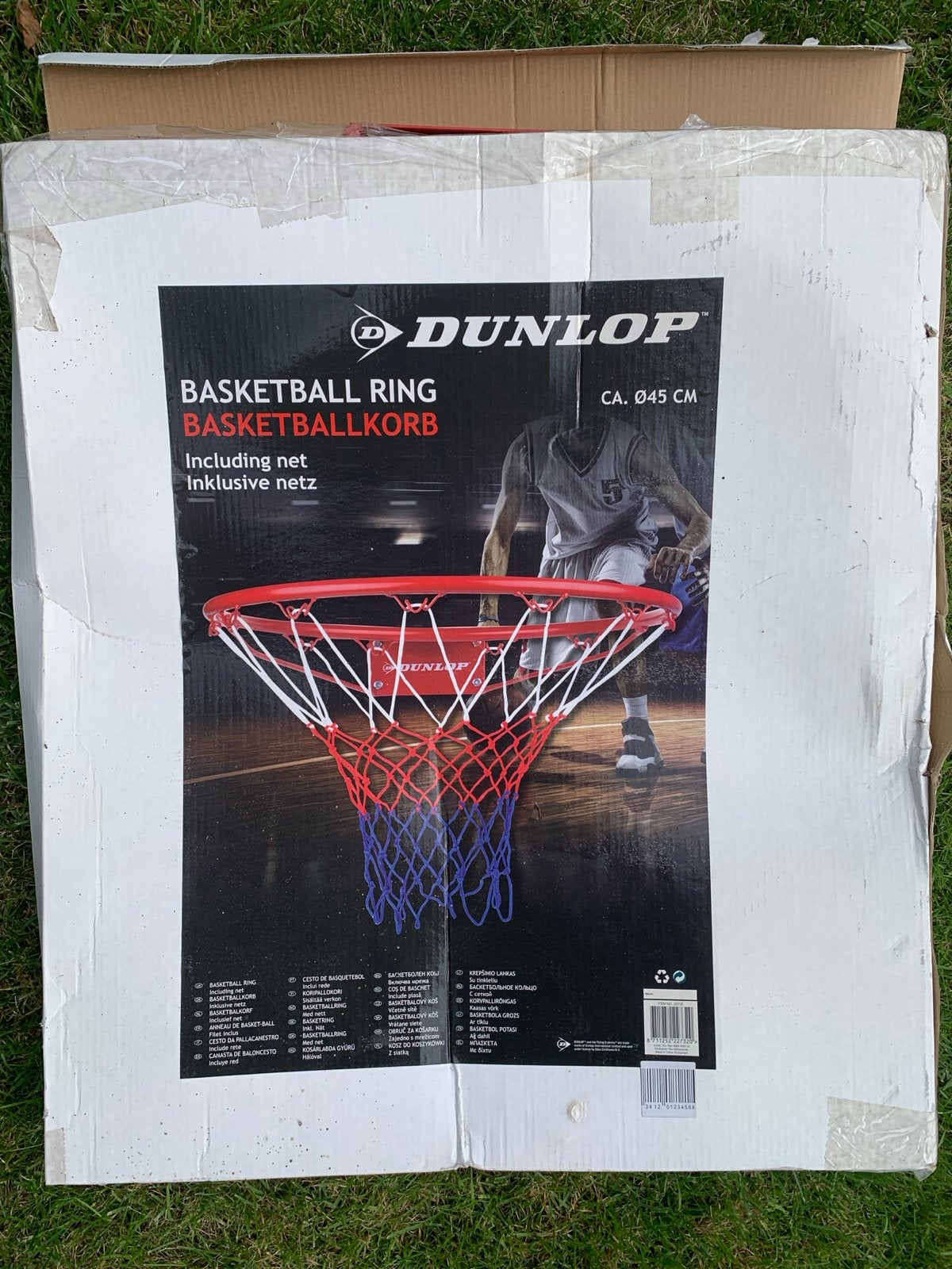 Dunlop Basketbalring - Nieuw met net en bevestigingsmateriaa, Sport en Fitness, Ophalen of Verzenden, Nieuw, Ring, Bord of Paal