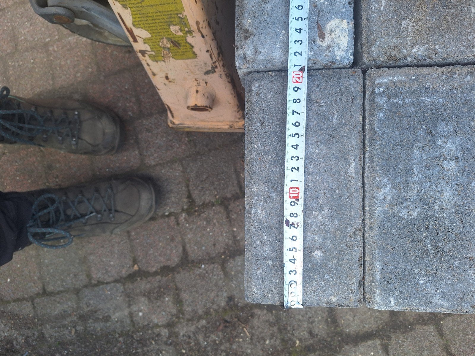 Grijze straatstenen, Tuin en Terras, Ophalen, Minder dan 100 cm, Minder dan 25 cm