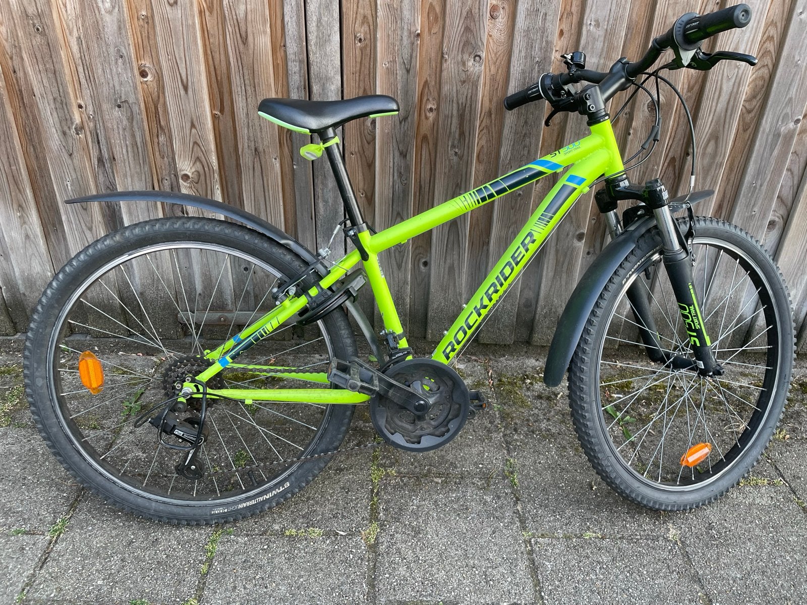 Rockrider ST500 kinderfiets 24 inch, Fietsen en Brommers, Ophalen, Gebruikt, Velgrem, 20 inch of meer