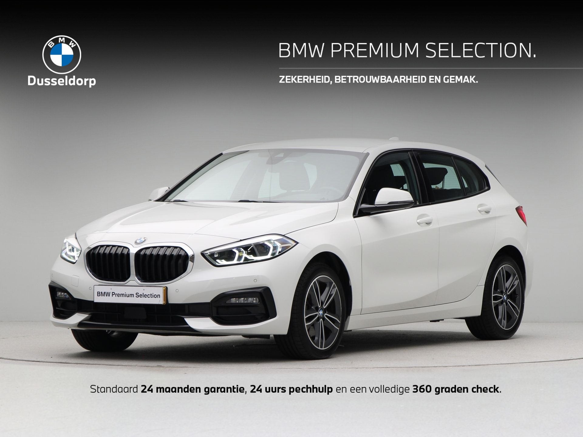 BMW 1 Serie 118i Model Sport Line (bj 2022, automaat), Auto's, Gebruikt, Met garantie (alle), Wit, Origineel Nederlands