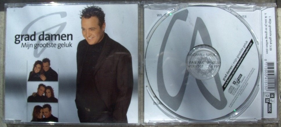 GRAD DAMEN Mijn grootste geluk CD-Single 8713953415150, Ophalen of Verzenden, Nieuw in verpakking, Levenslied of Smartlap, Single