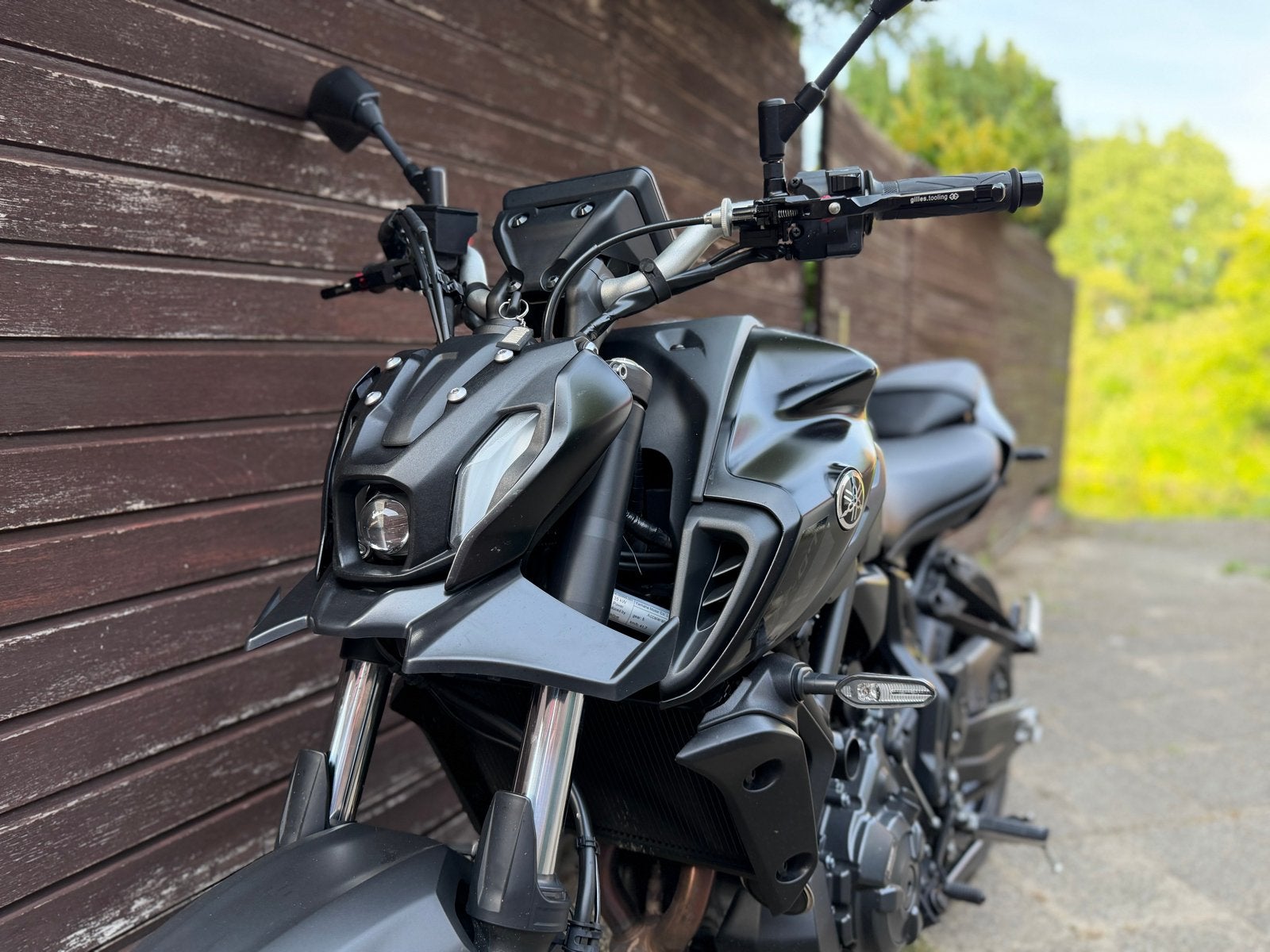 Yamaha MT-07 tech black full options BOUWJAAR 2023 15.xxx KM, Sportuitlaat, Gebruikt, Particulier, Handgeschakeld