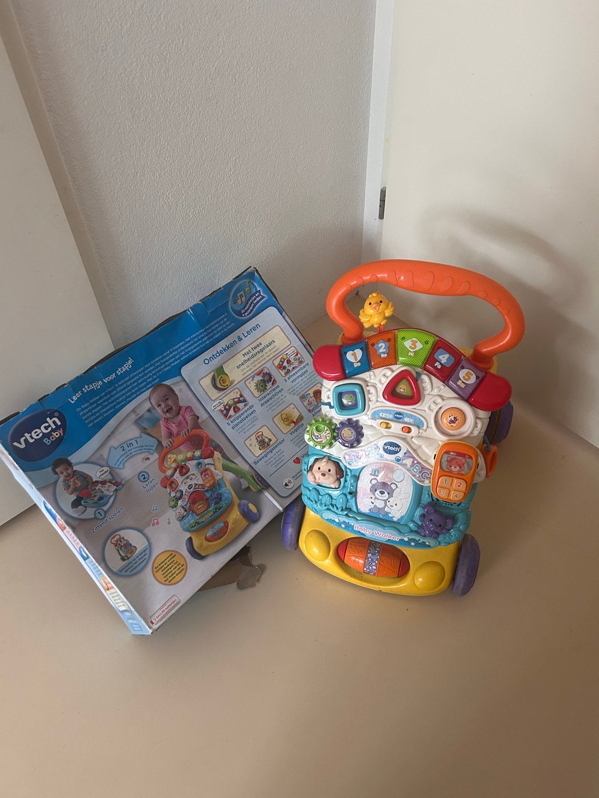 VTech Baby Walker 2-in-1: Leren Lopen en Spelen, Ophalen of Verzenden, Gebruikt, Overige typen, Met licht