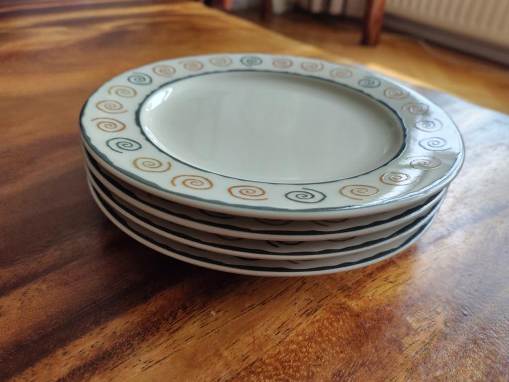 Gebaksbordjes Royal Orchid - Set van 4, Ophalen of Verzenden